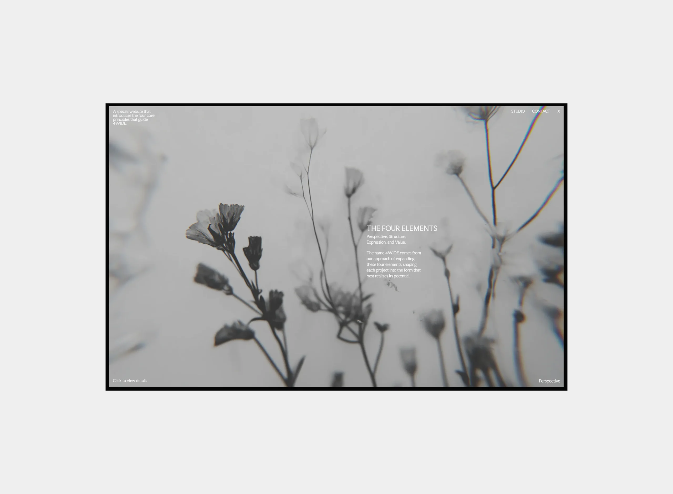 Four Elements の制作イメージ 1